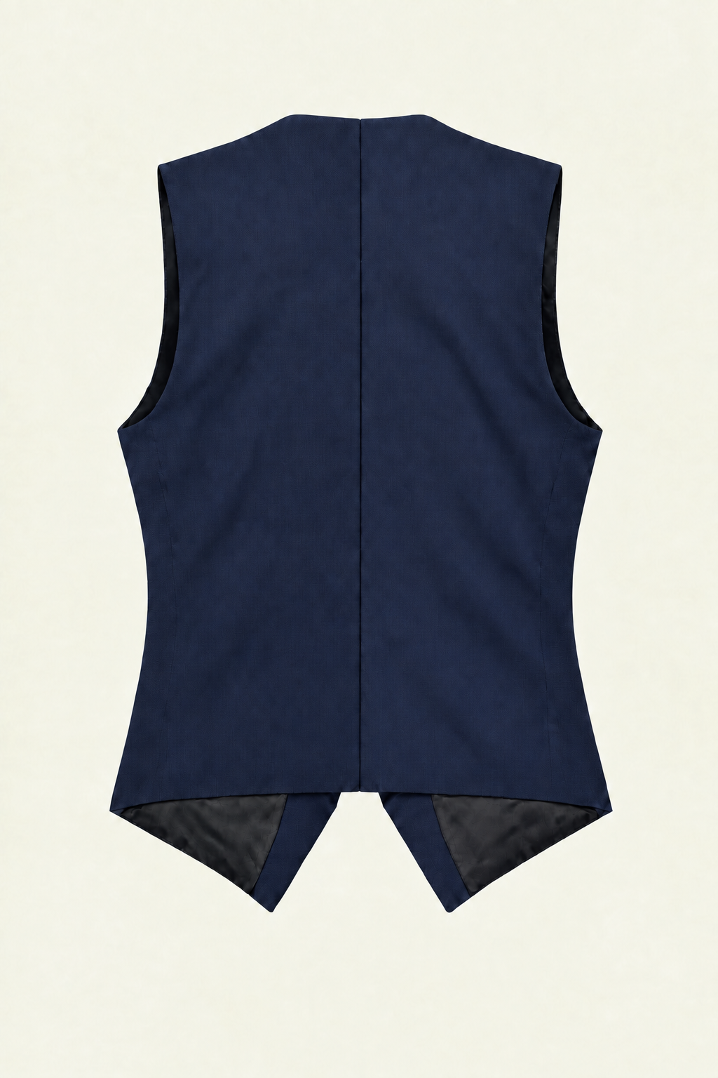 Espalda Azul Midnight con el tono del modelo