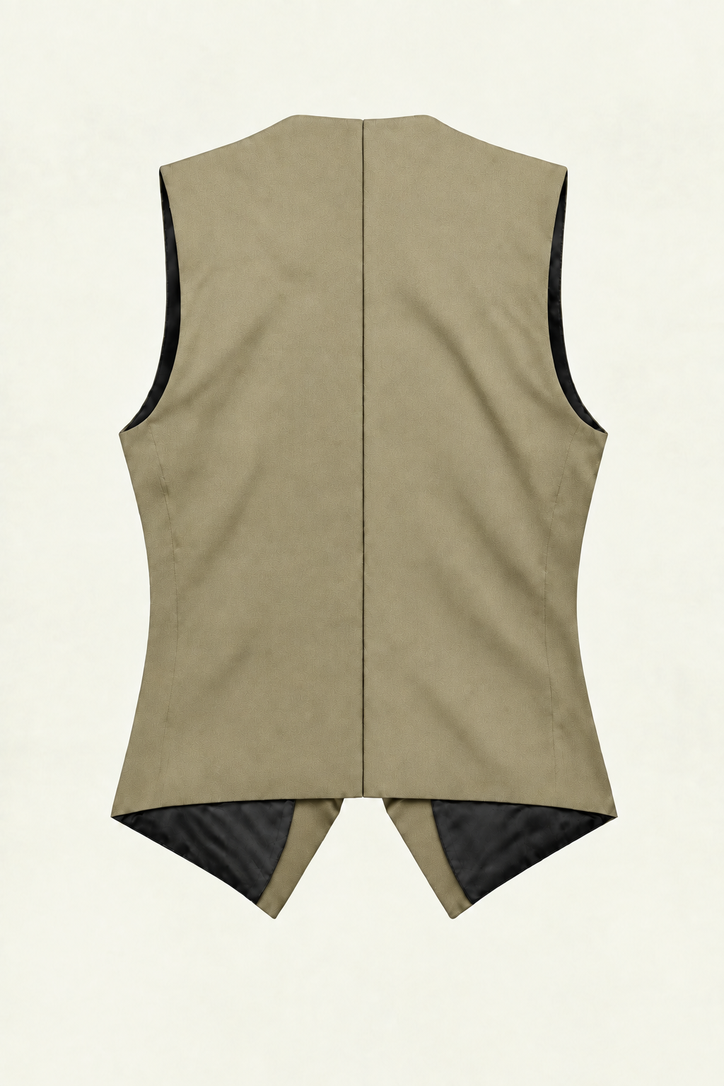 Espalda khaki con el tono del modelo