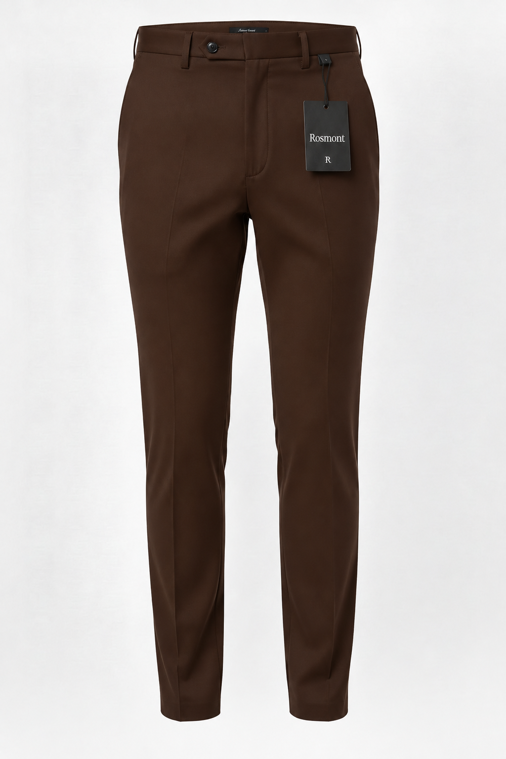 pantalón con etiqueta café