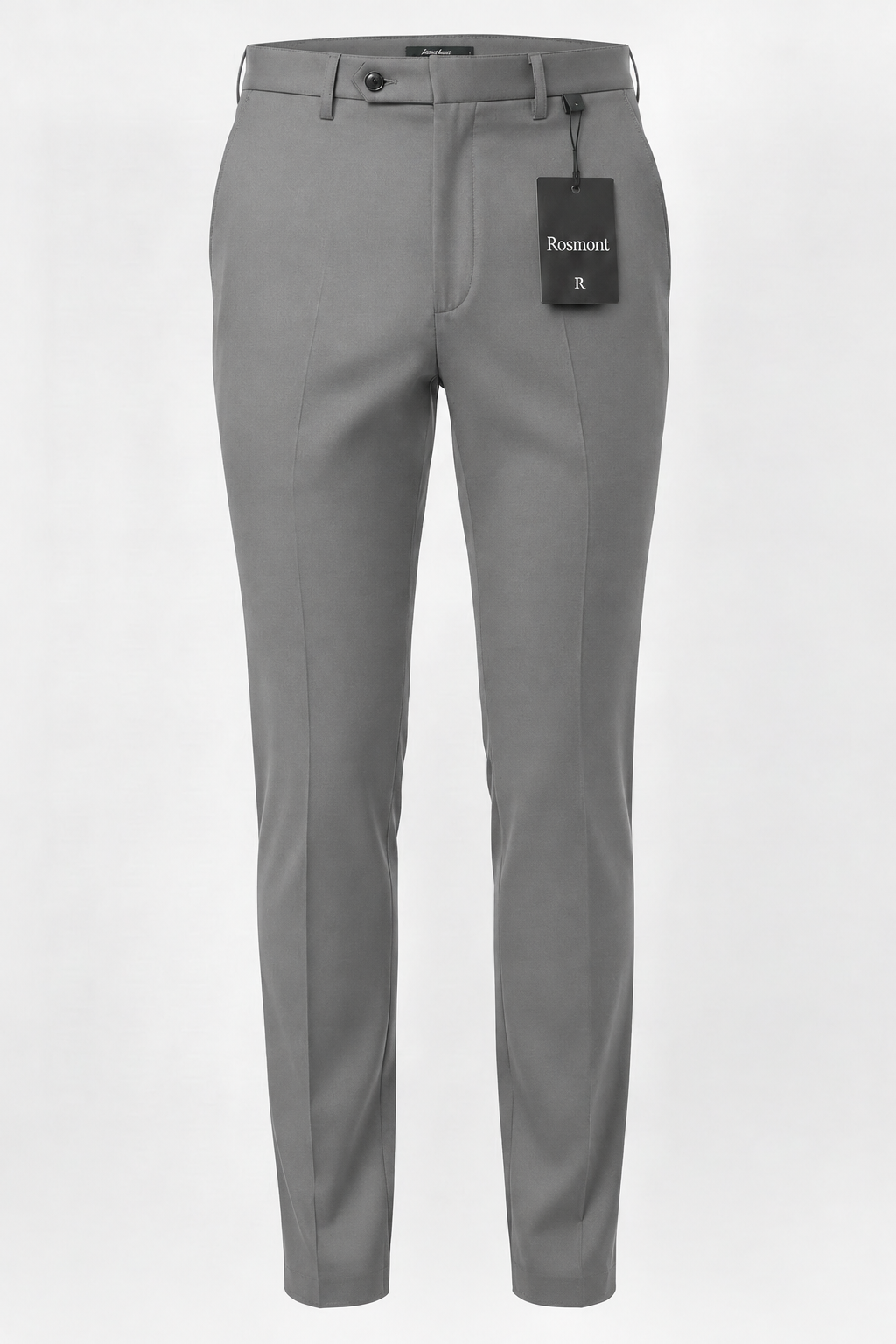 pantalón con etiqueta en gris