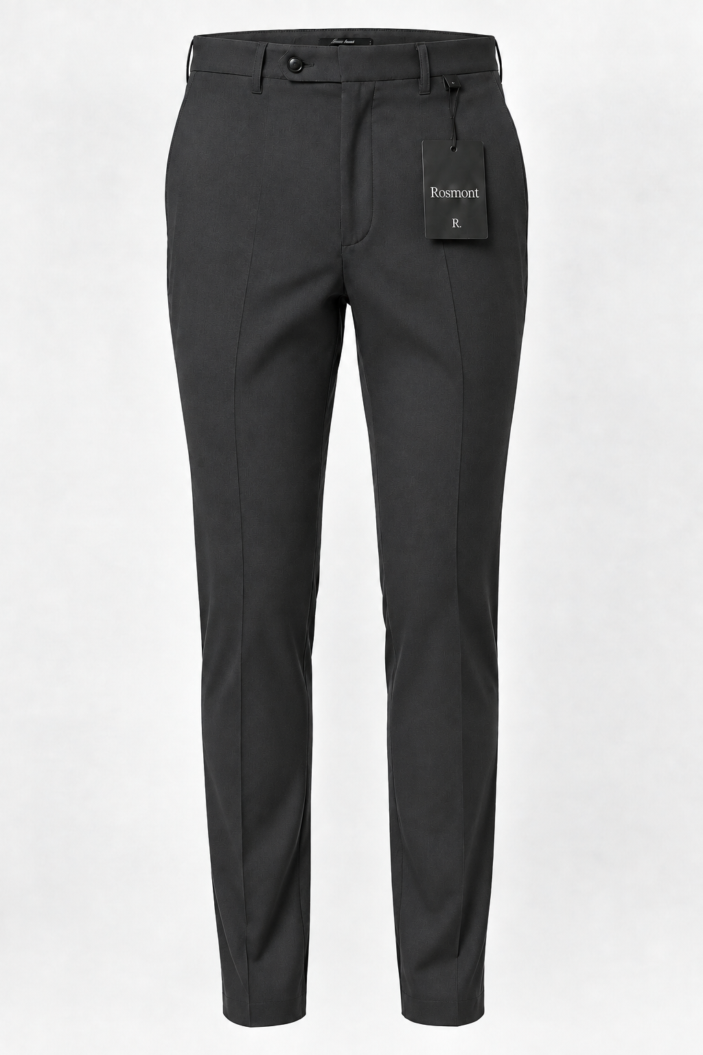 pantalón con etiqueta gris liso