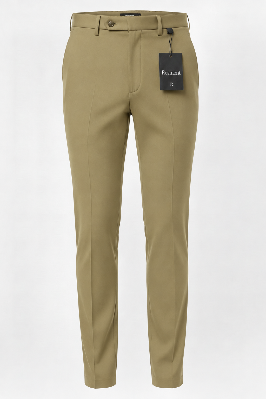 pantalón con etiqueta kaki