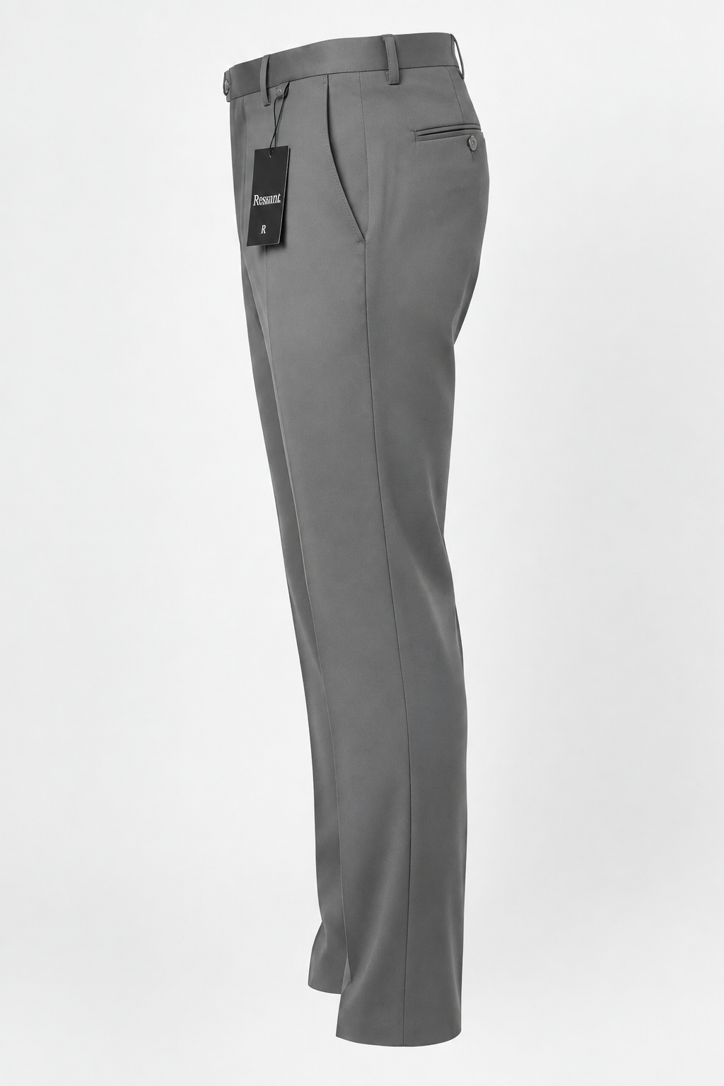 pantalón vista lateral en gris